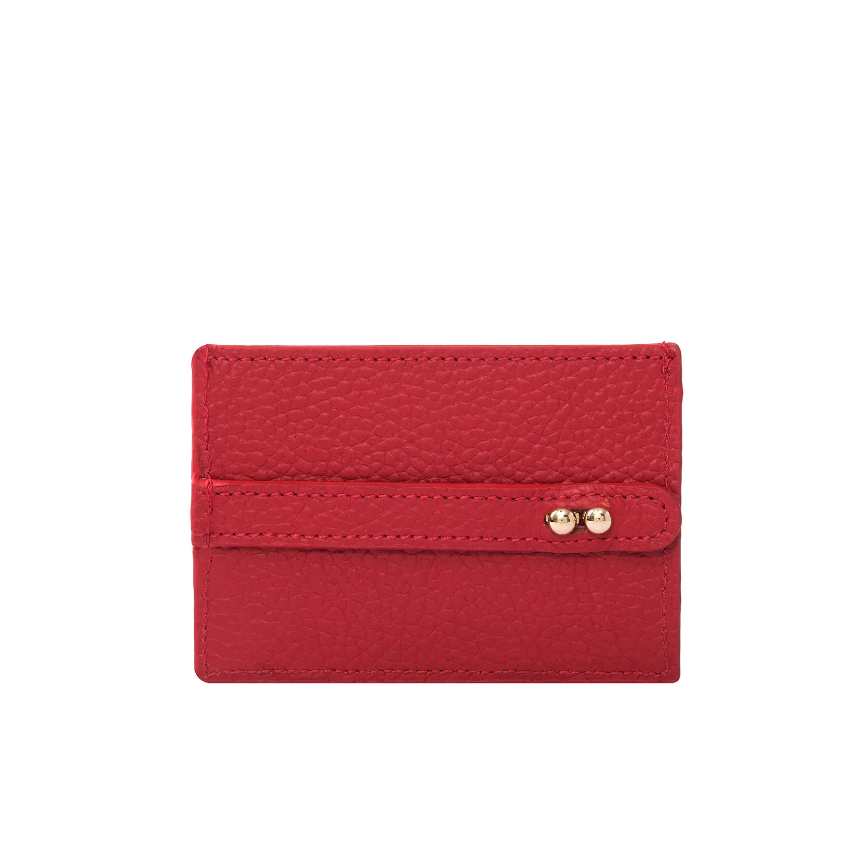 UMBI Personalized Leather Cardholder - Red - Image 3