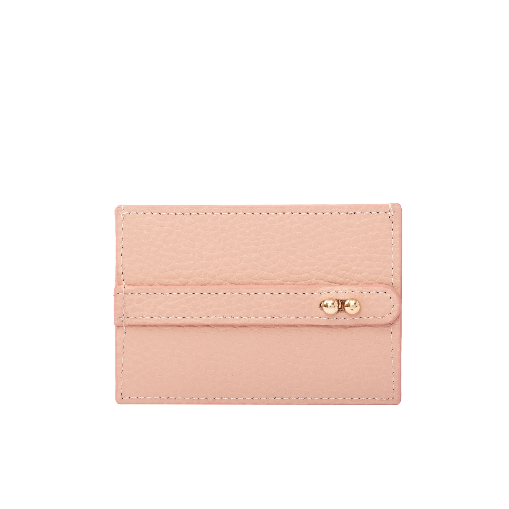 UMBI Personalized Leather Cardholder - Powder Pink - Image 3