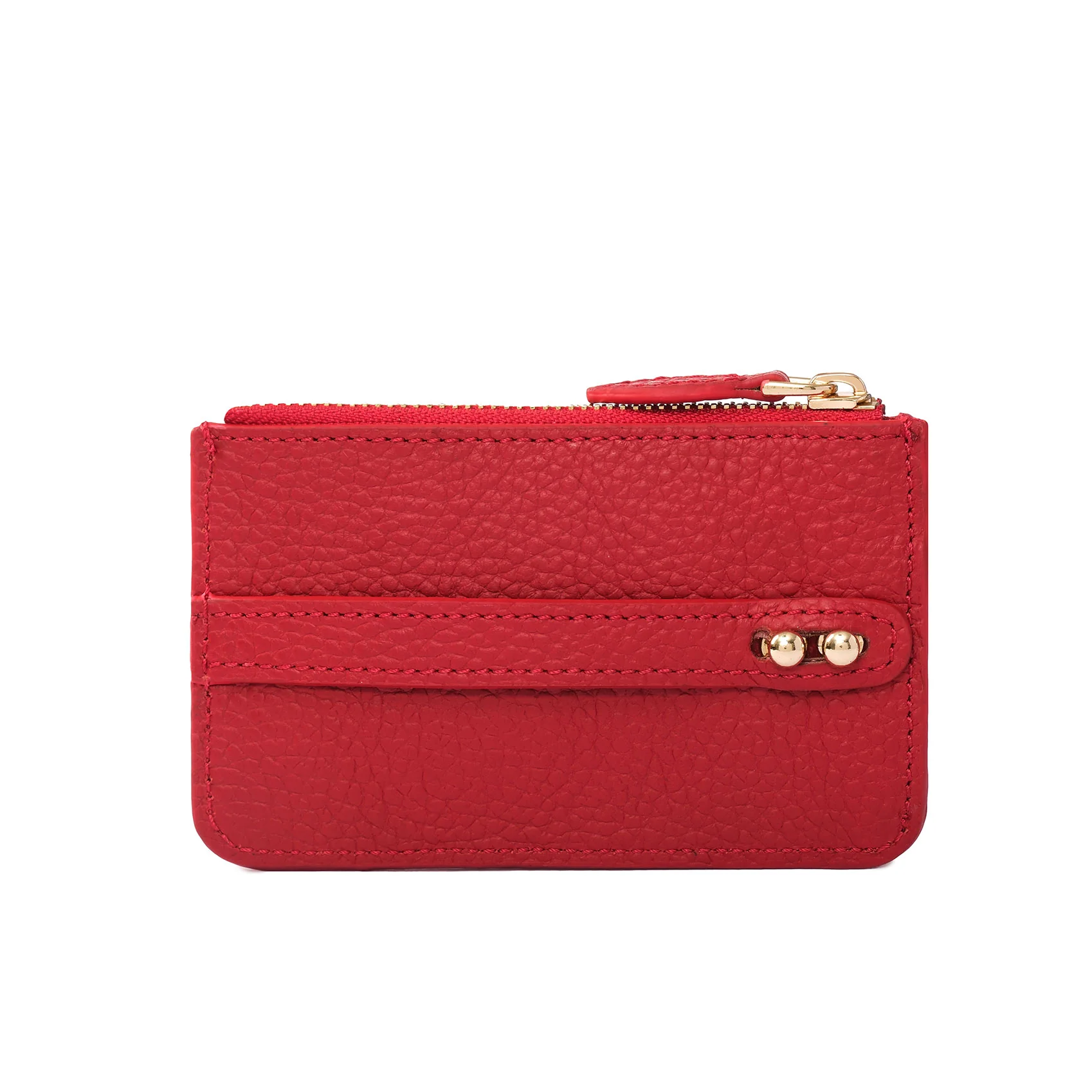 UMBI Personalized Leather Mini Wallet - Red - Image 3