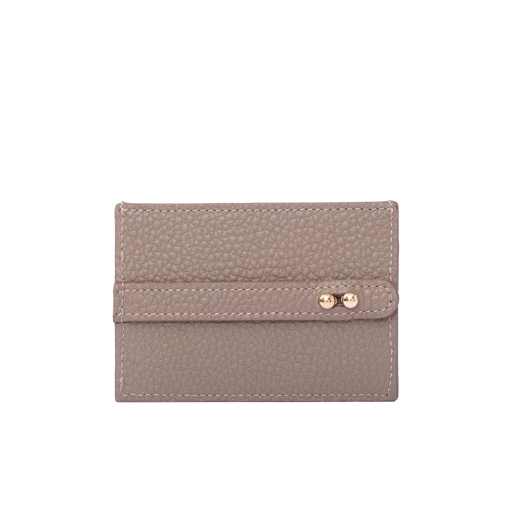 UMBI Personalized Leather Cardholder  - Beige - Image 3