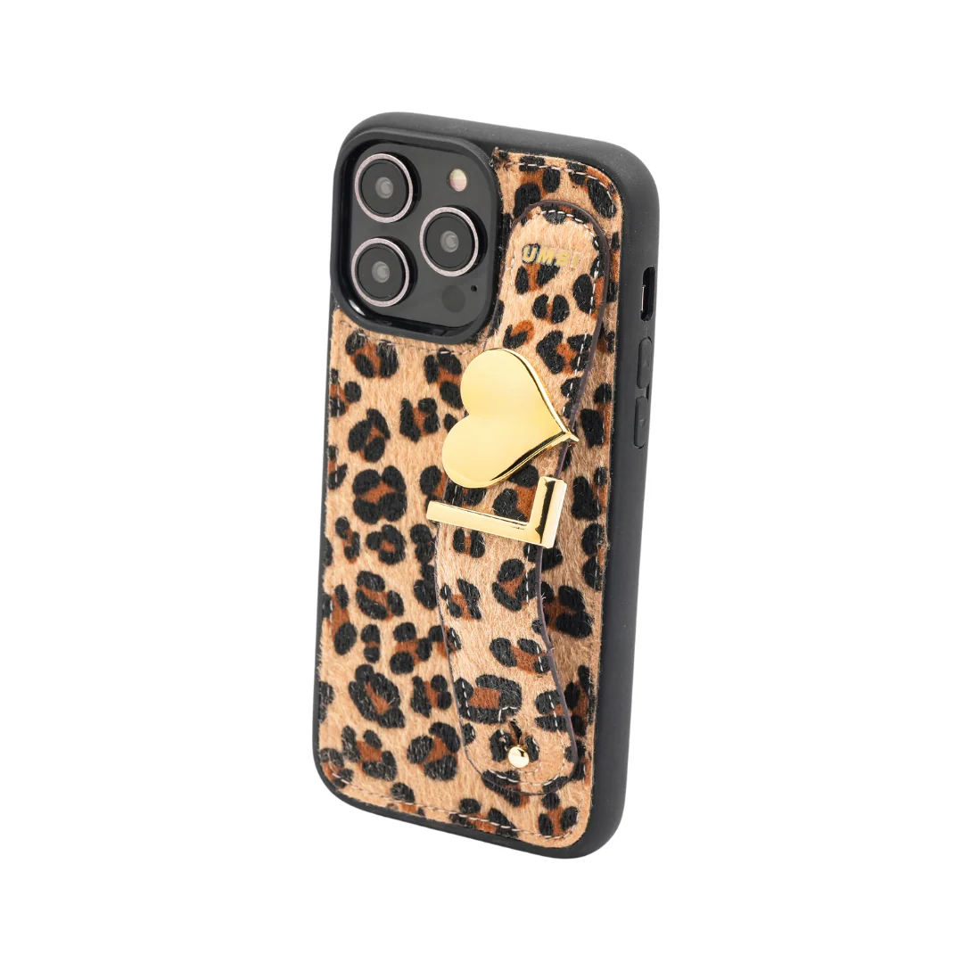 GLAM. Personalized iPhone Case - Cheetah / Gold - Image 3