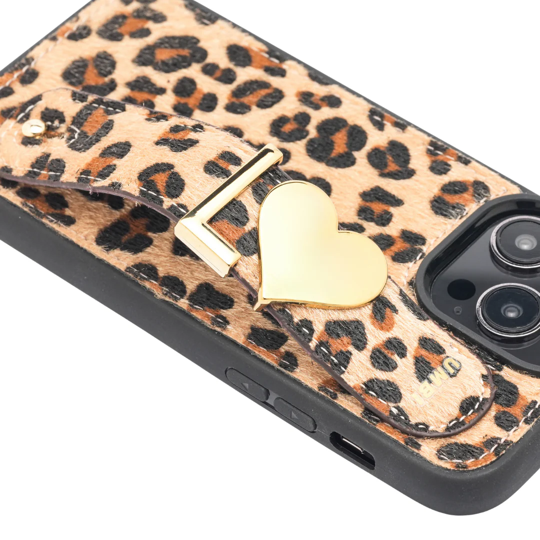 GLAM. Personalized iPhone Case - Cheetah / Gold - Image 4