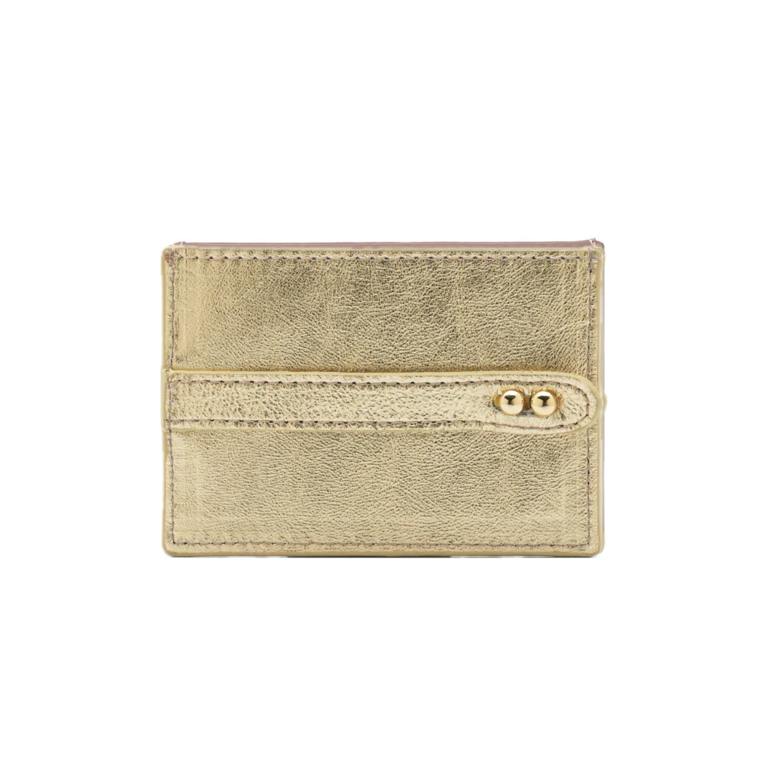 UMBI Personalized Leather Cardholder - Metallic DORE - Image 4