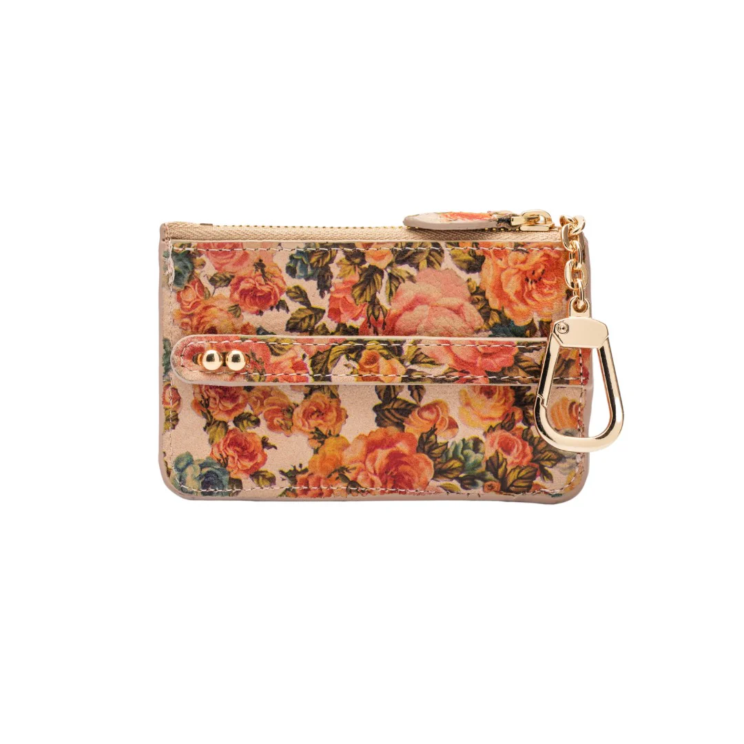 UMBI Personalized Leather Mini Wallet - FLORAL - Image 4