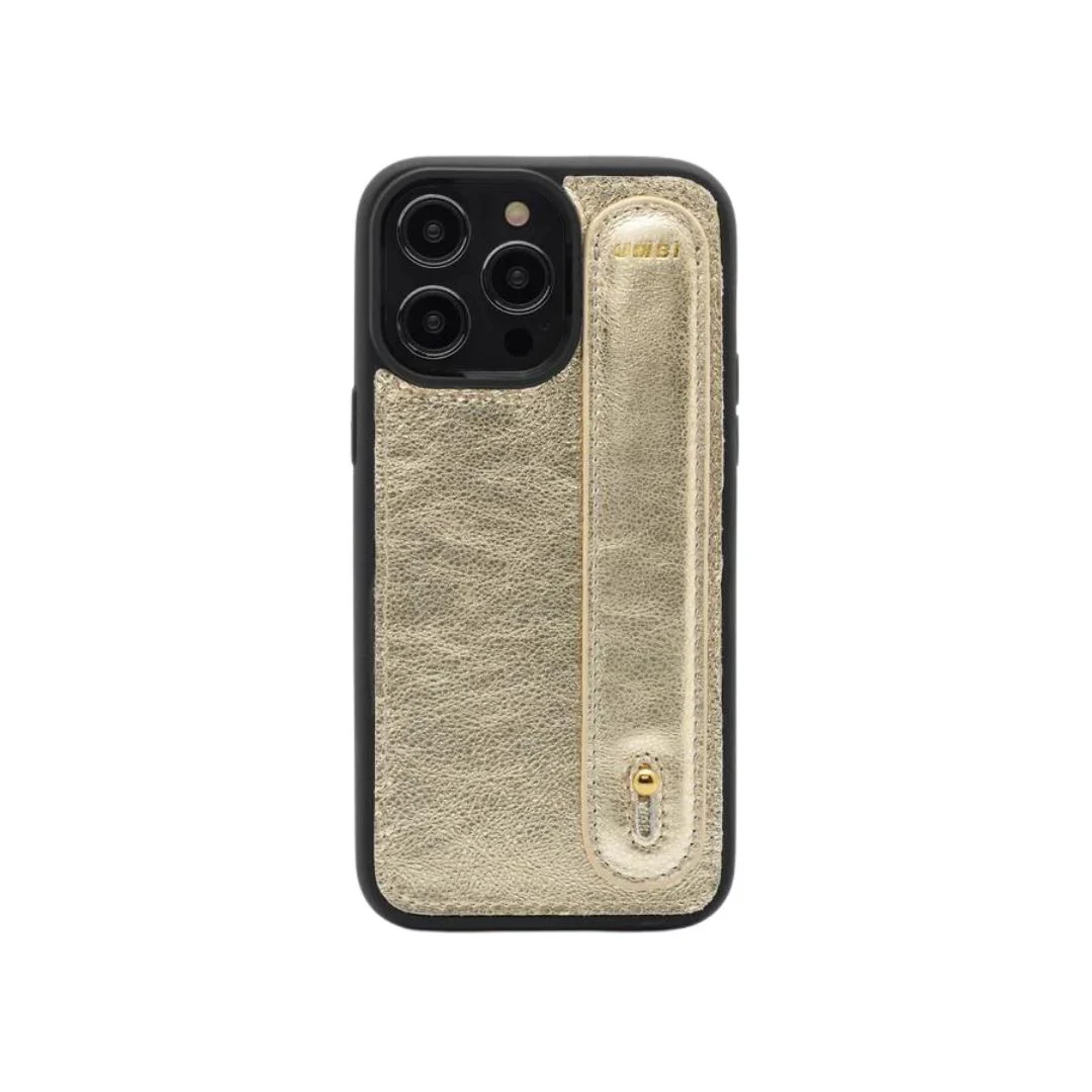 GLAM. Personalized Leather iPhone Case - Dore/Gold - Image 4